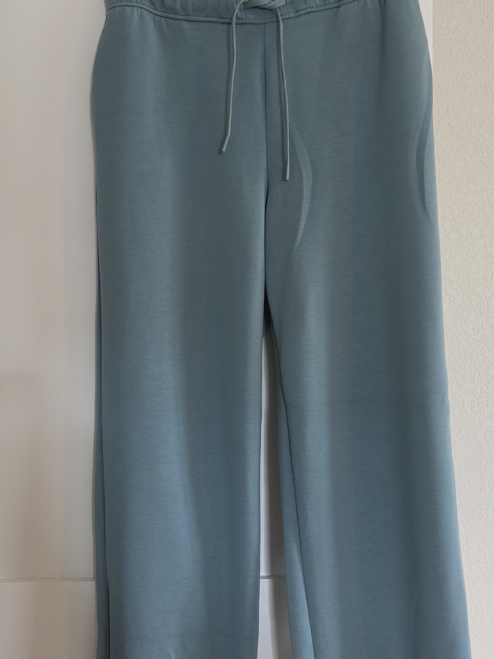 NFINITY Wide-Leg Drawstring Pants - Dusty Teal